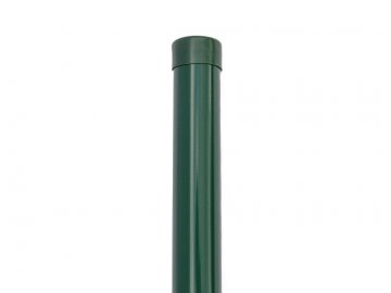 Plotový sloupek zelený průměr 38 mm, výška 260 cm