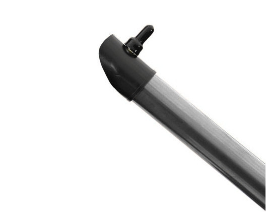 Vzpěra poplastovaná antracit - PVC, výška 200 cm, 38 mm průměr PLOTY Sklad5 0