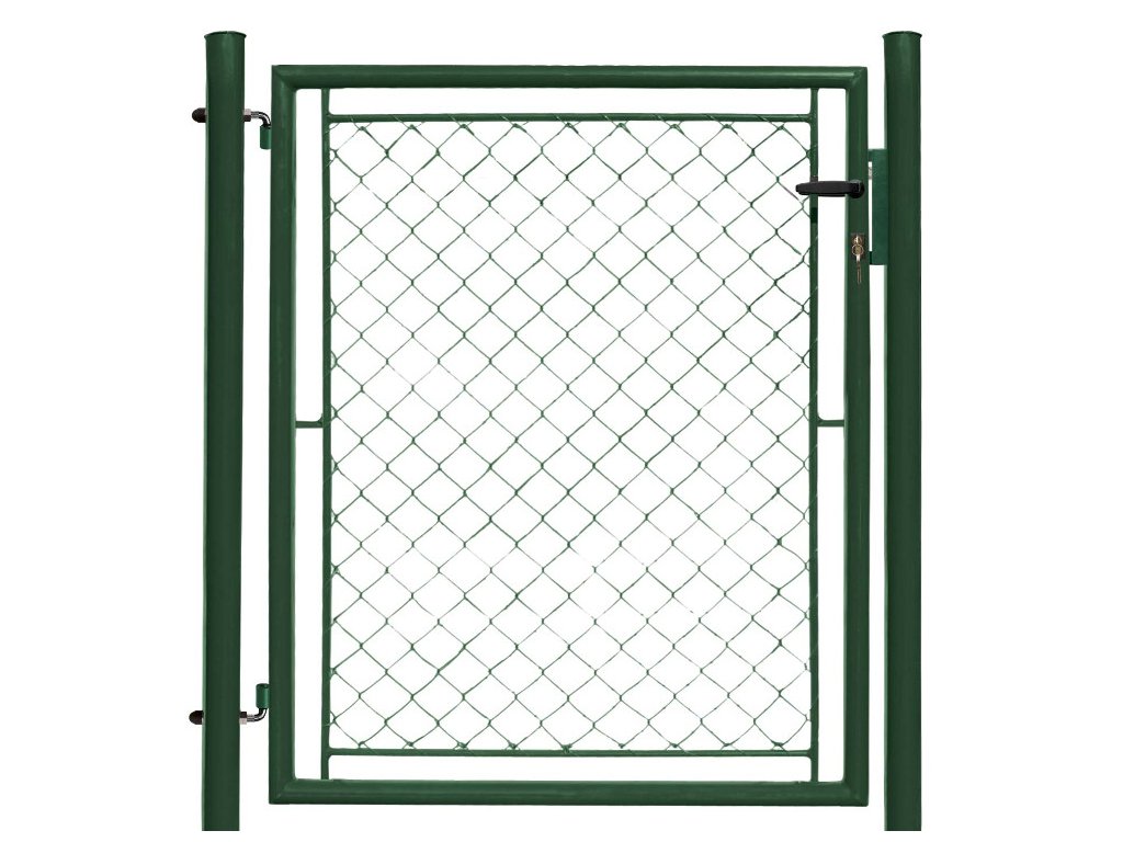 Branka zahradní WIDE, výška 155 x 120 cm FAB zelená, s výplní klasického pletiva PLOTY Sklad5 381120 535