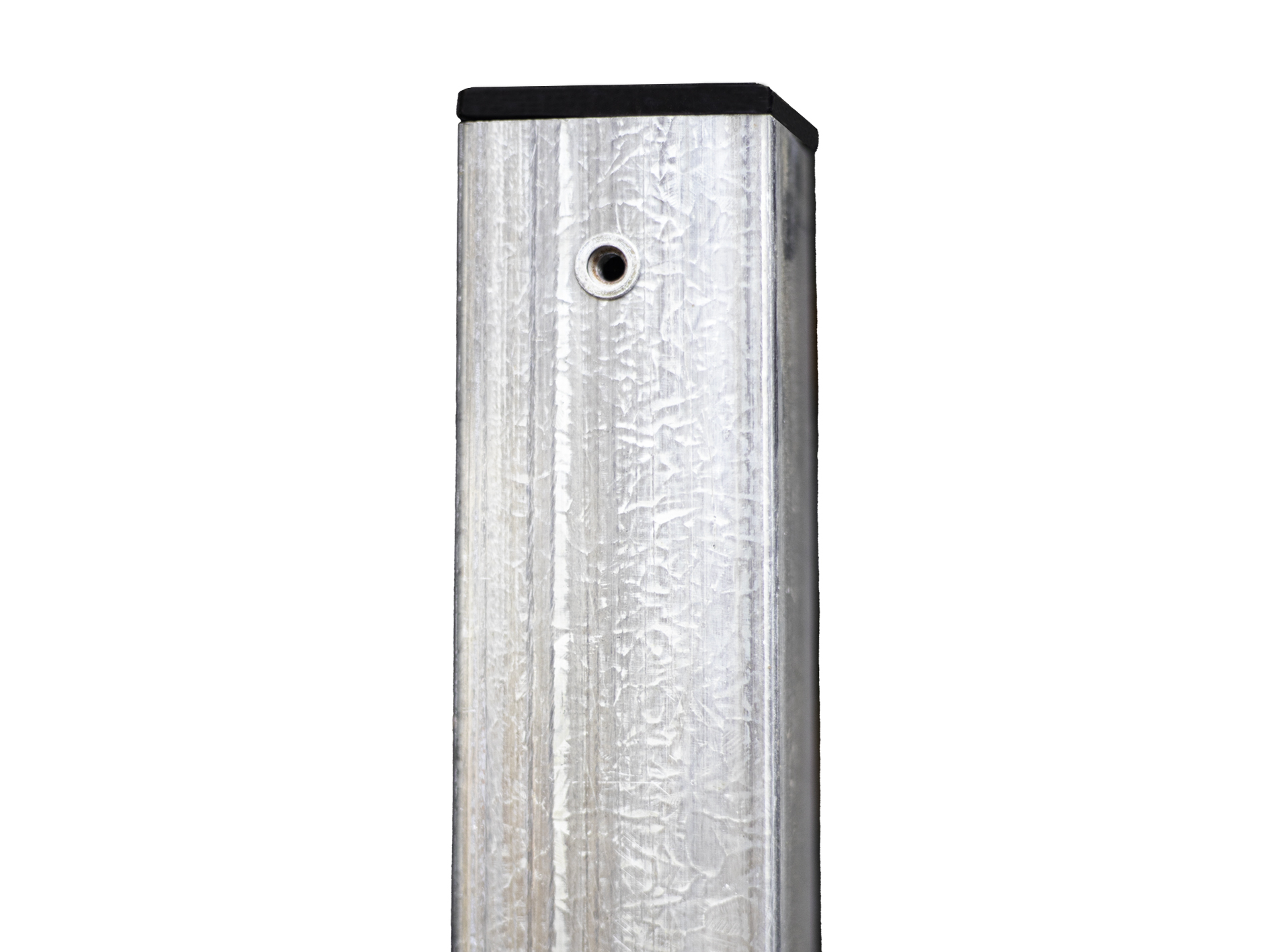 Plotový sloupek jeklový/hranatý - 60x60mm, výška 220 cm, síla stěny 1,5 mm, Zn PLOTY Sklad5 3441 57 8595068447857