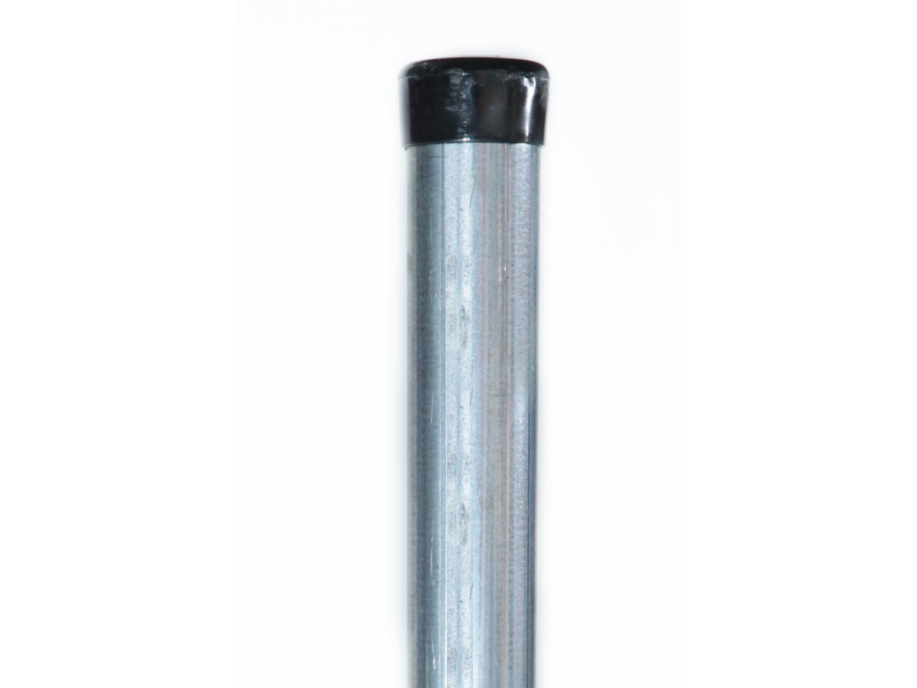 Plotový sloupek STRONG pozinkovaný – výška 200 cm, průměr 48 mm, stěna 2,0 mm PLOTY Sklad5 0