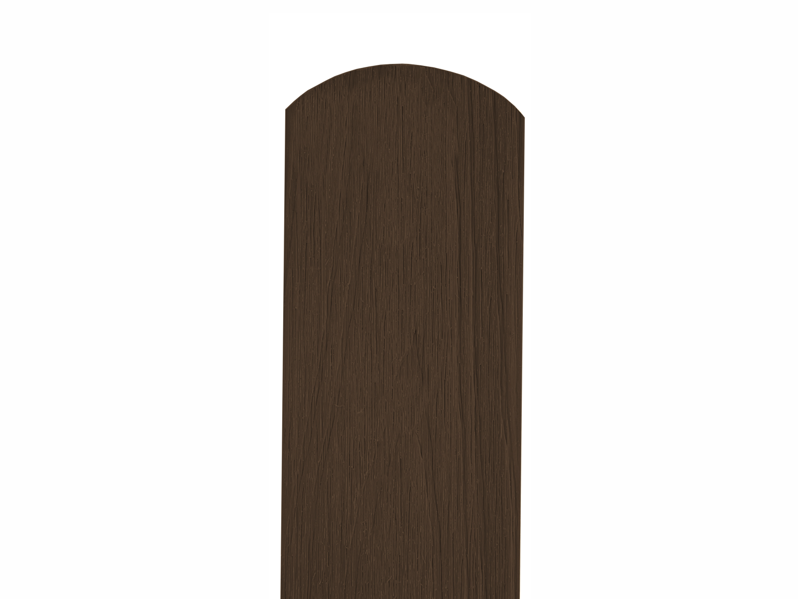 Plotovka Dřevoplus Profi 138 mm, barva Walnut - tmavě hnědá Varianta plotovky: kulatá, Výška plotovky: 150 cm PLOTY Sklad5 32150 58