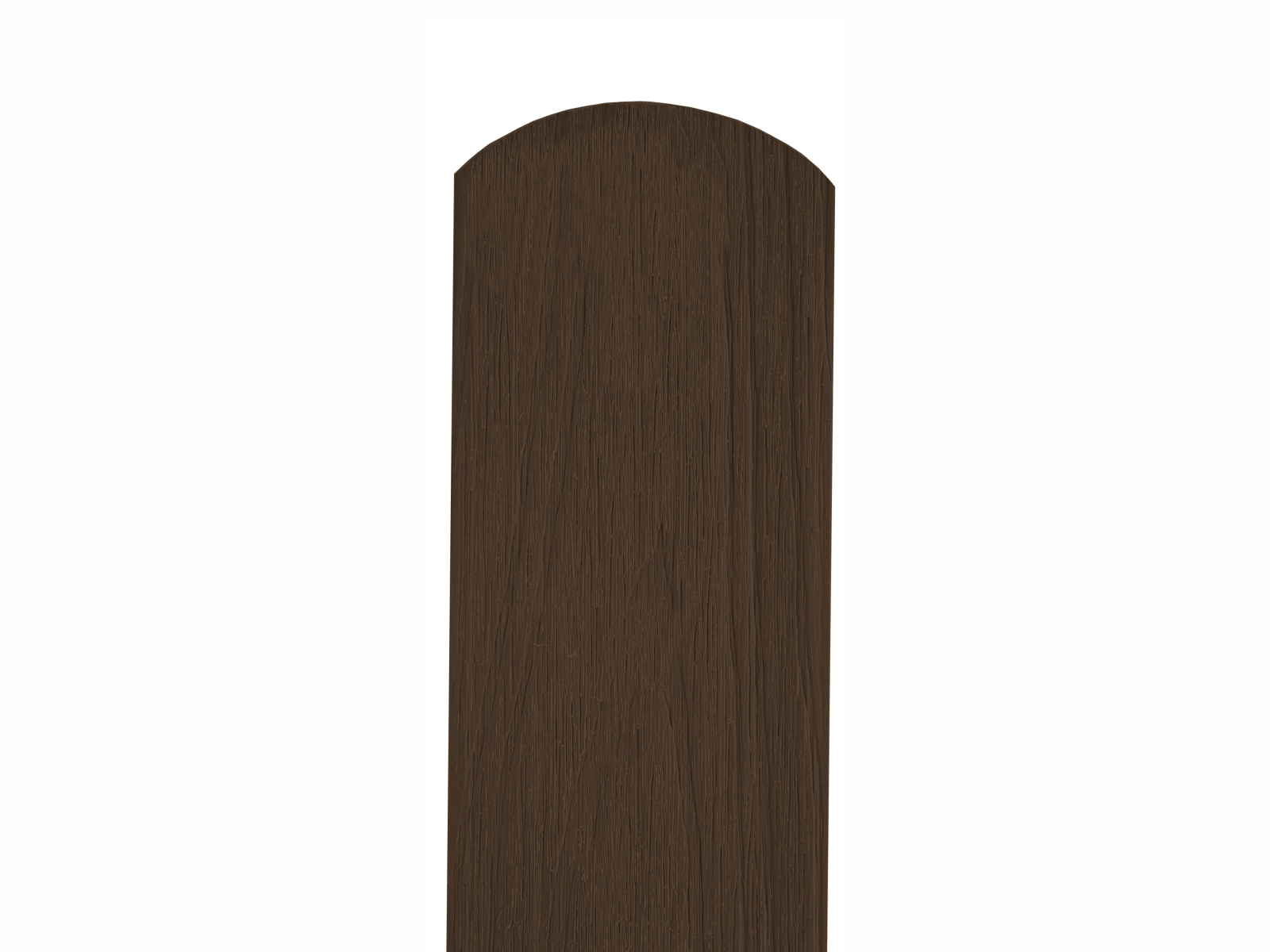 Plotovka Dřevoplus Profi 138 mm, barva Walnut - tmavě hnědá Varianta plotovky: kulatá, Výška plotovky: 120 cm