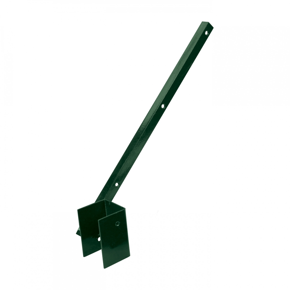 Bavolet Zn + PVC 60 x 60 mm, jednostranný, vnitřní, zelený PLOTY Sklad5 800240 50 8595068409886
