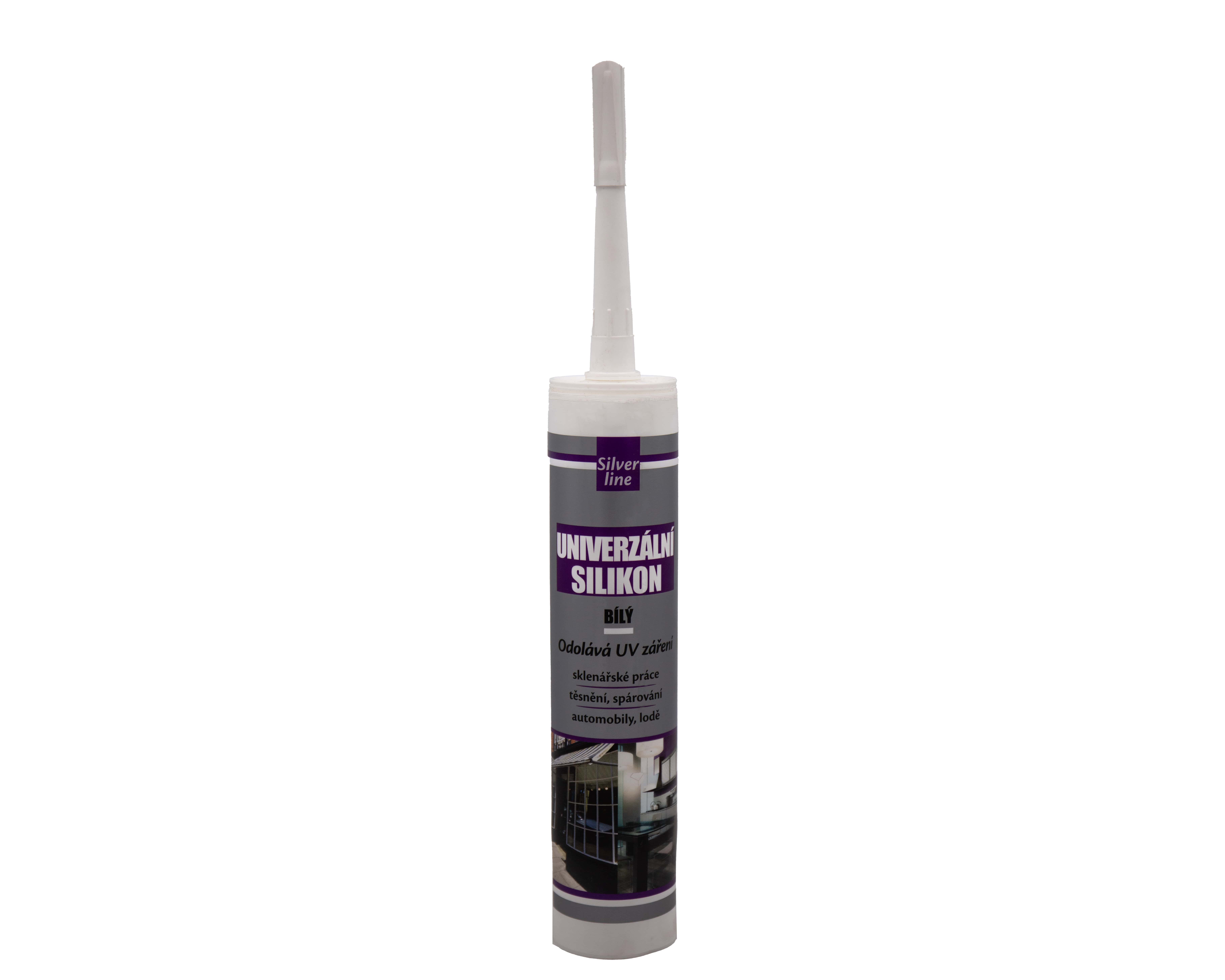 Univerzální silikon 280 ml bílý SL PLOTY Sklad5 78002 50 8711595025829