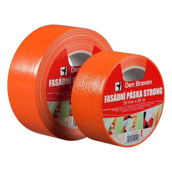 Fasádní páska oranžová – 50 mm, 25 metrů Strong PLOTY Sklad5 78098 50