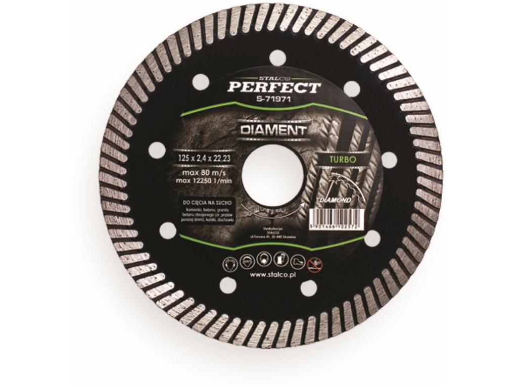 Kotouč diamantový 125mm TURBO STALCO PLOTY Sklad5 0 5901466102572