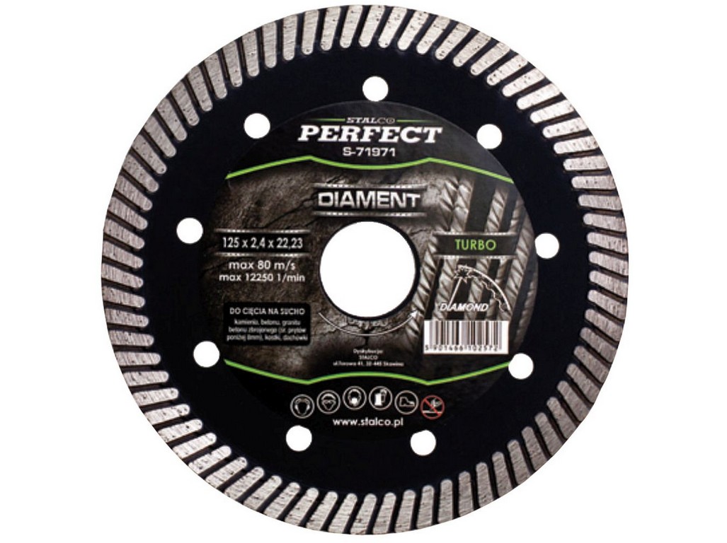 Kotouč diamantový 115mm TURBO STALCO PLOTY Sklad5 0 5901466102565