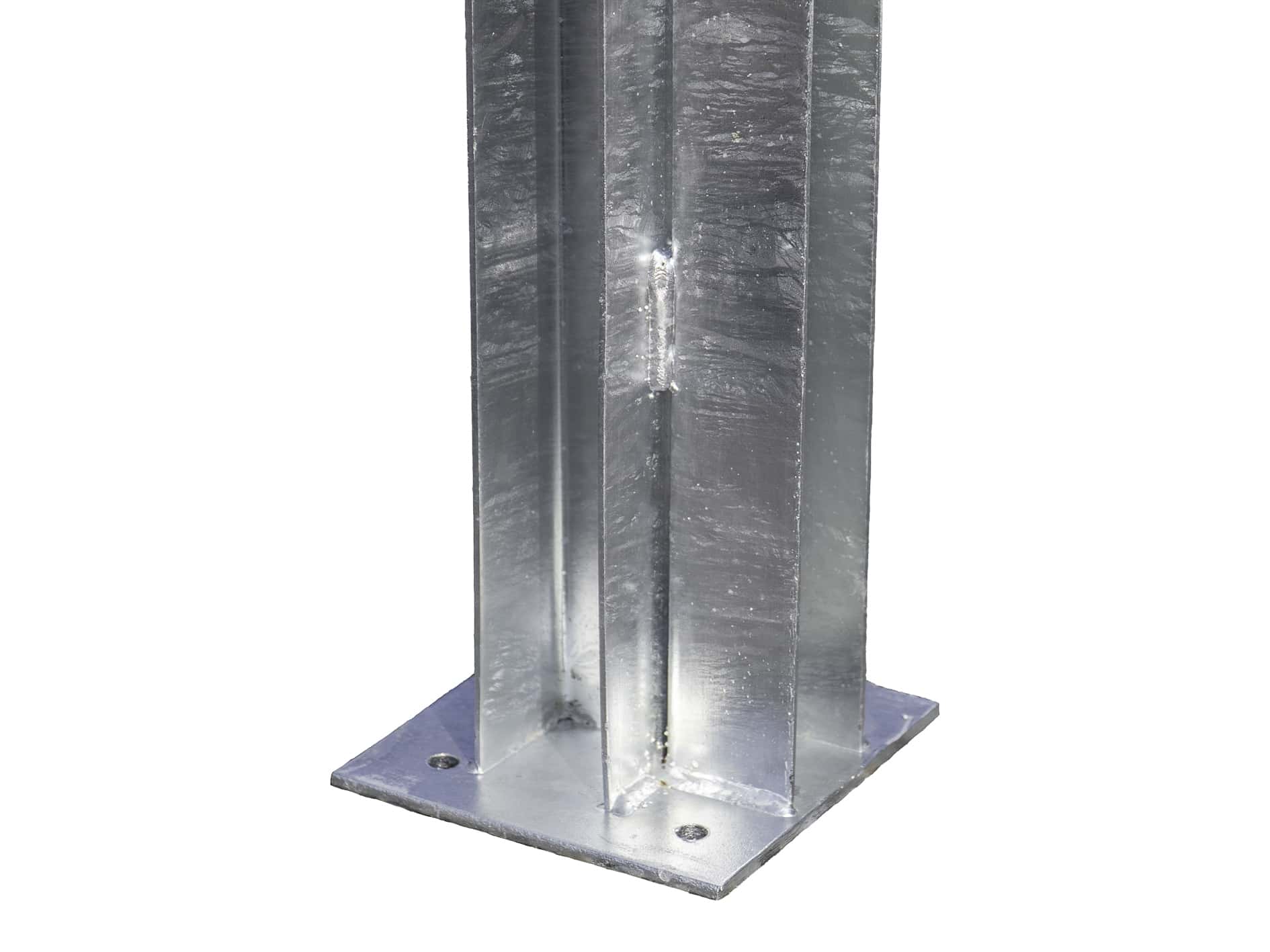 Kovový sloupek pro betonový plot 150 cm, rohový, Zn PLOTY Sklad5 10935 50