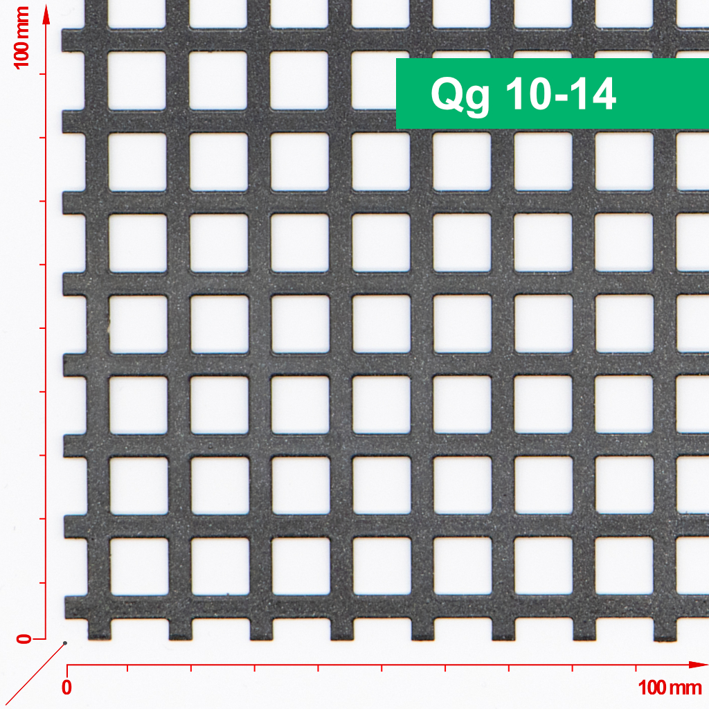 Brána posuvná výplň děrovaný plech, výška 100x400 cm FAB, pozink Typ děrovaného plechu: Qg 10-14