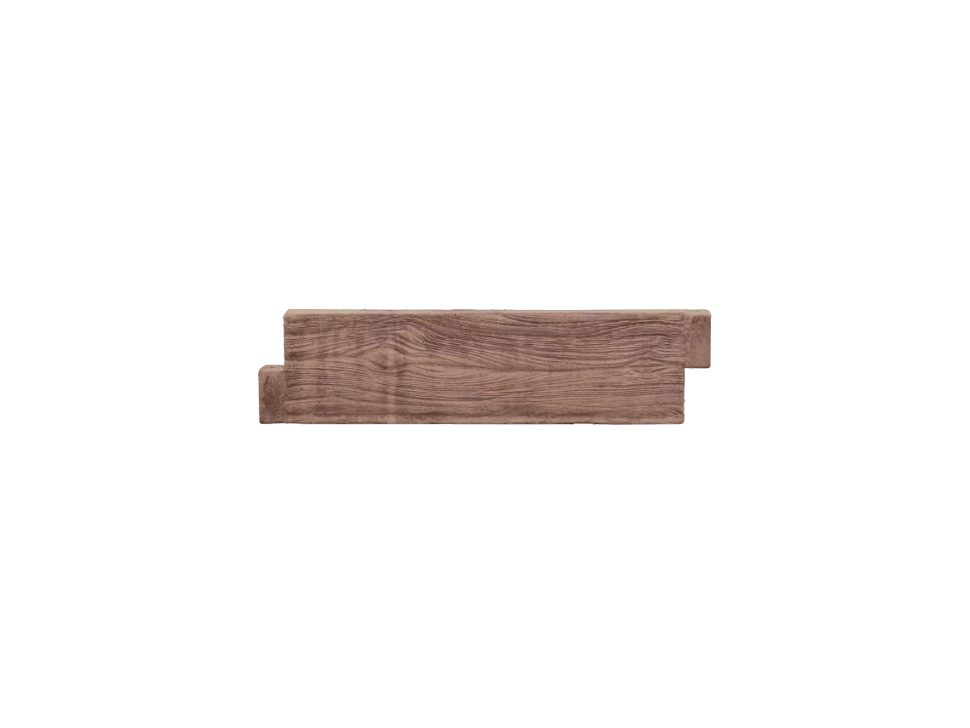 Betonová deska pro vyvýšený záhon 100 x 25 cm hnědá (dekor dřevo) PLOTY Sklad5 11080 50
