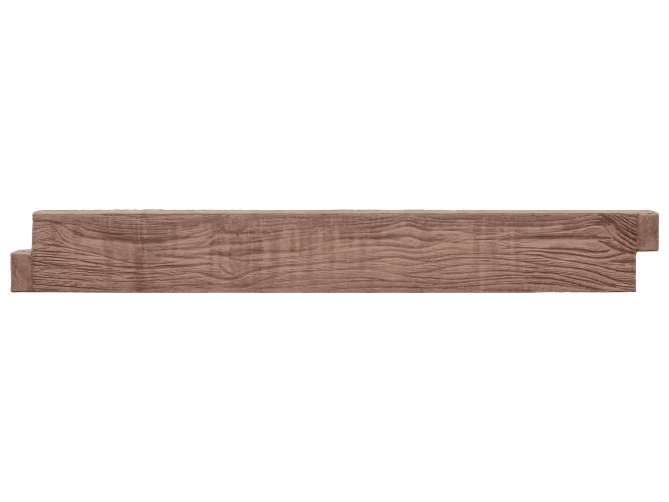 Betonová deska pro vyvýšený záhon 200 x 25 cm hnědá (dekor dřevo) PLOTY Sklad5 11085 50