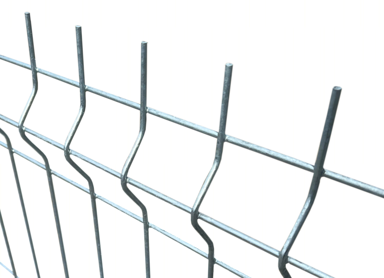 Plotový panel 3D s prolisem - výška 103 cm, drát 4 mm, pozink PLOTY Sklad5 55103 50