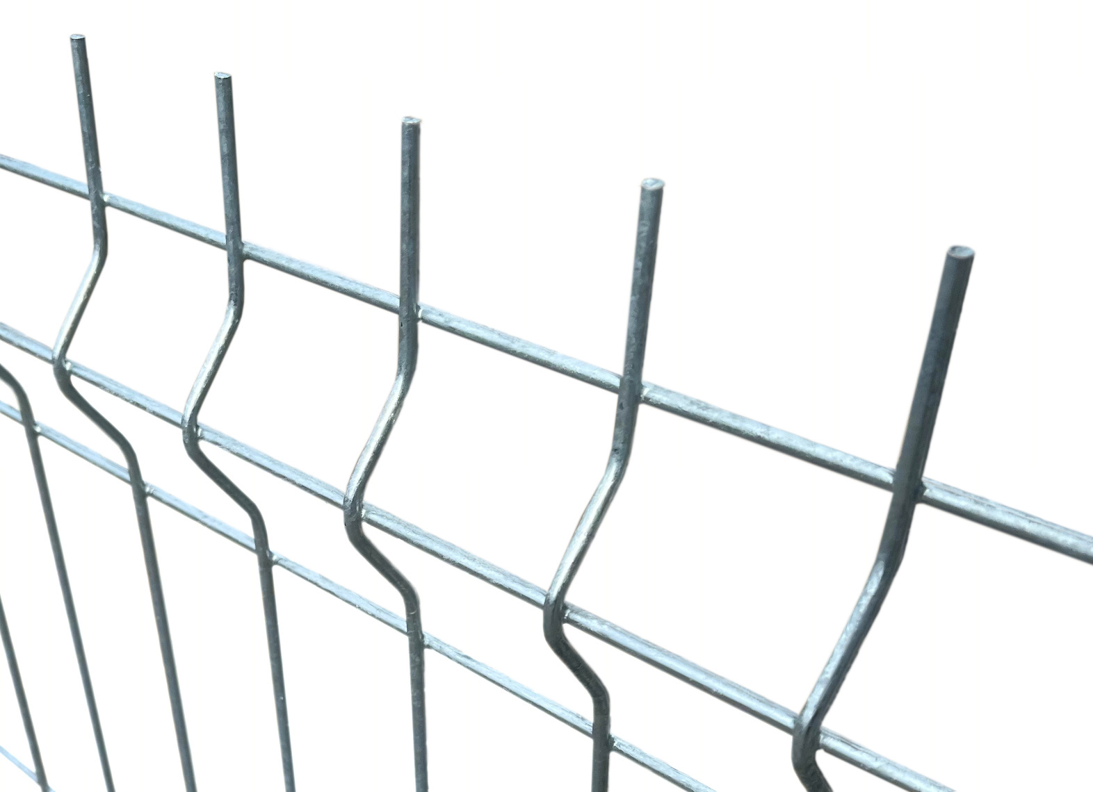 Plotový panel 3D s prolisem - výška 80 cm, drát 5 mm, pozink PLOTY Sklad5 0