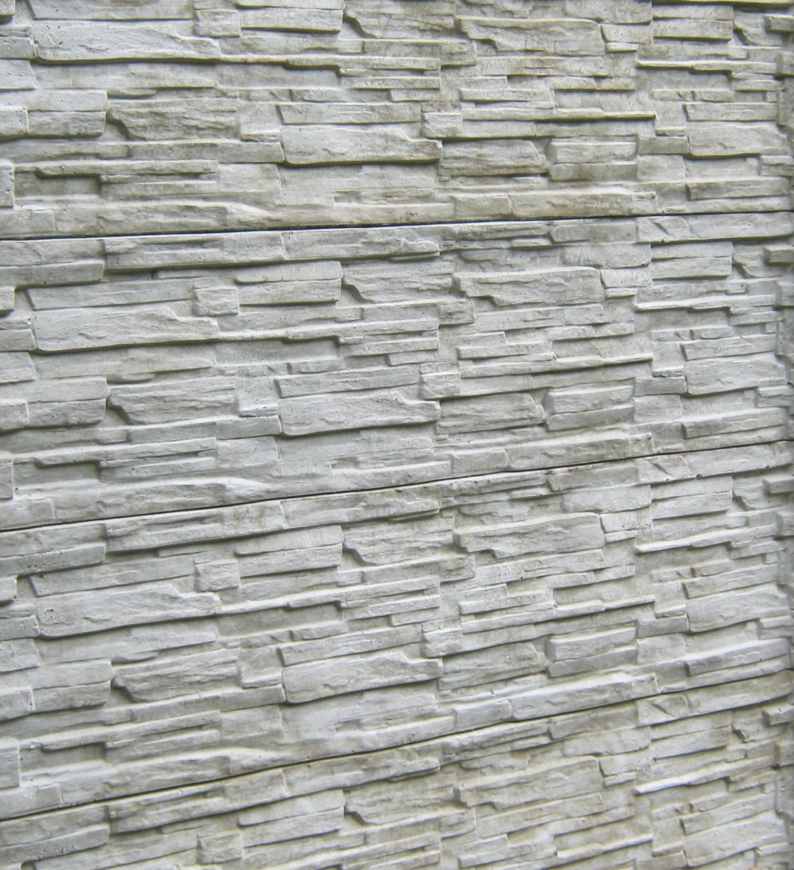 Betonová deska plotová, jednostranná – 200 x 50 cm štípaný kámen PLOTY Sklad5 0