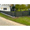 Plastová plotovka výška/délka 100 cm - šířka 90 mm, síla 15 mm barva antracit