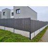 Plotovka WPC antracit, šířka 90 mm, síla 15 mm, délka 100 cm