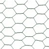 Králičí pletivo - zelené (PVC), oko 13 mm, výška 50 cm, role 10 m