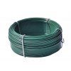 Vázací drát poplastovaný (PVC) ZELENÝ 1,6/2,6 mm, délka 25 m