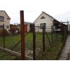 Hnědé poplastované pletivo bez zapleteného napínacího drátu