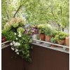 Zahradní zástěna na plot/balkon 90 cm, světle hnědá