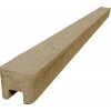 Betonový sloupek na plot 150 cm koncový hladký - pískovec