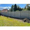 Betonový plot řady KLASIK – realizace