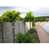 Betonový sloupek na plot 200 cm koncový oboustranně vzorovaný