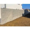 Betonový sloupek na plot 200 cm koncový oboustranně vzorovaný