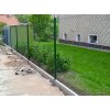 Realizace – čtyřhranné zelené pletivo a podhrabové desky | České Budějovice