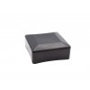 Čepička PVC 100x100 mm - černá