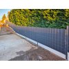 Stínící pás do plotových panelů, 26 m, antracit – horizontální instalace