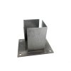 Patka na sloupek 120 x 120 mm pozinkovaná - Zn