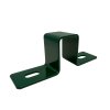 Příchytka sloupku 60x40mm na zeď zelená