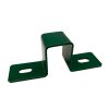Příchytka sloupku 60x40mm na zeď zelená