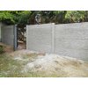 Realizace – betonový plot | Roštín