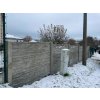 Realizace – betonový plot a branka s bránou | Chrást