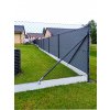 Stínící tkanina, zastínění 90%, výška 125 cm, šedá