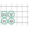 Pletivo na voliéry ZN, oko 10 x 10 mm, drát 0,8 mm, výška 100 cm, role 25 m