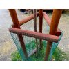 Pletivo na voliéry Zn+PVC zelené, oko 16 x 16 mm, drát 1,2 mm, výška 100 cm, role 25 mOchrana proti okusu 2