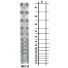 Uzlové lesnické pletivo výška 150 cm, 2,0/2,8 mm, 14 drátů