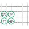 Pletivo na voliéry ZN, oko 6,3 x 6,3 mm, drát 0,55 mm, výška 100 cm, role 25 m