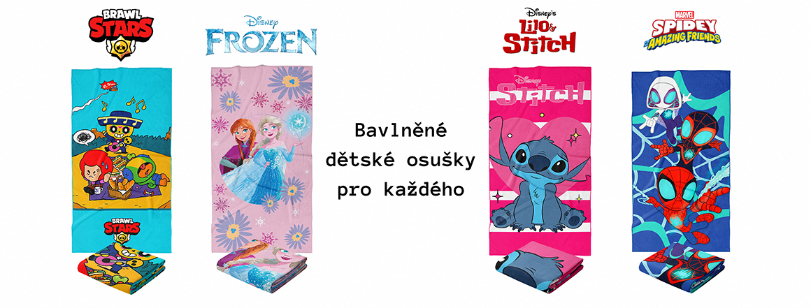 Licenční osušky, kde si vybere opravdu každý
