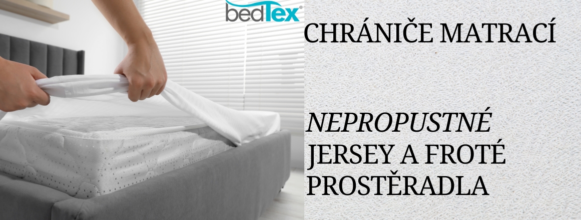Chrániče matrací, nepropustné jersey a froté prostěradla na eshopu www.levne-povleceni.cz