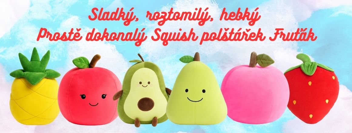 Squish polštářky na eshopu levné-povlečení.cz