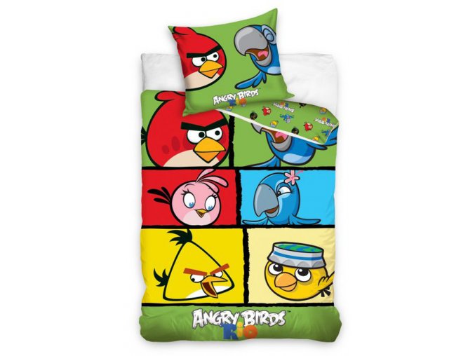 Dětské povlečení Angry Birds Check