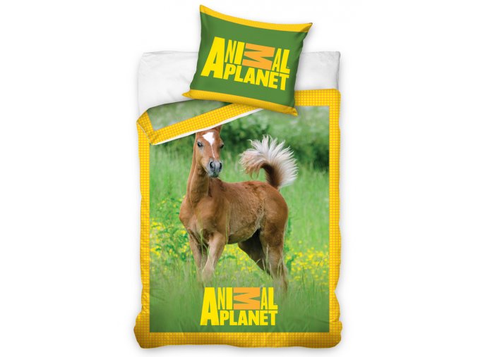 Bavlněné povlečení Animal Planet Koník