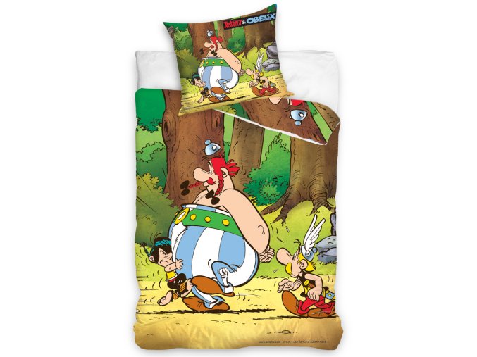 Dětské povlečení Asterix a Obelix v lese