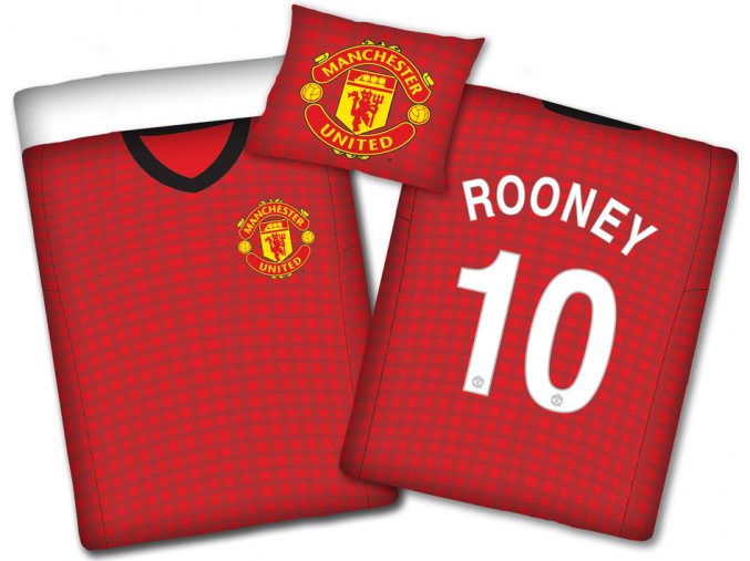 Fotbalové povlečení Manchester United Dres č.10 Roony