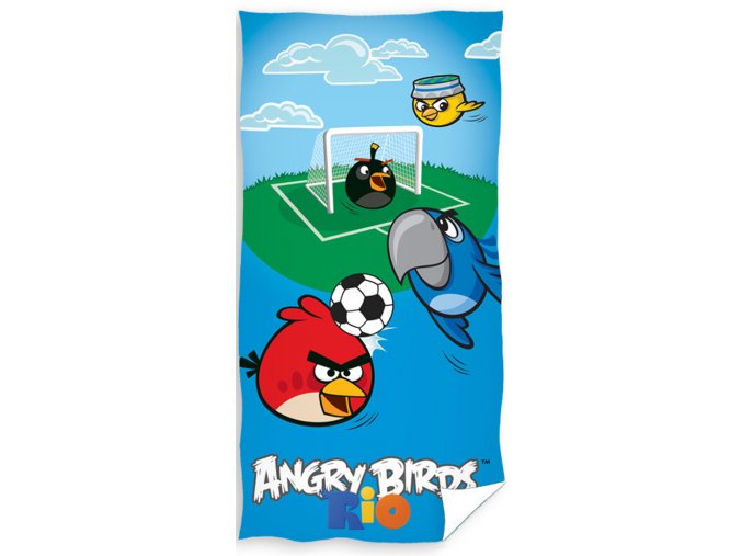 Dětská osuška Angry Birds Fotbal